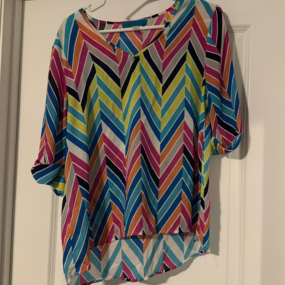Chevron blouse